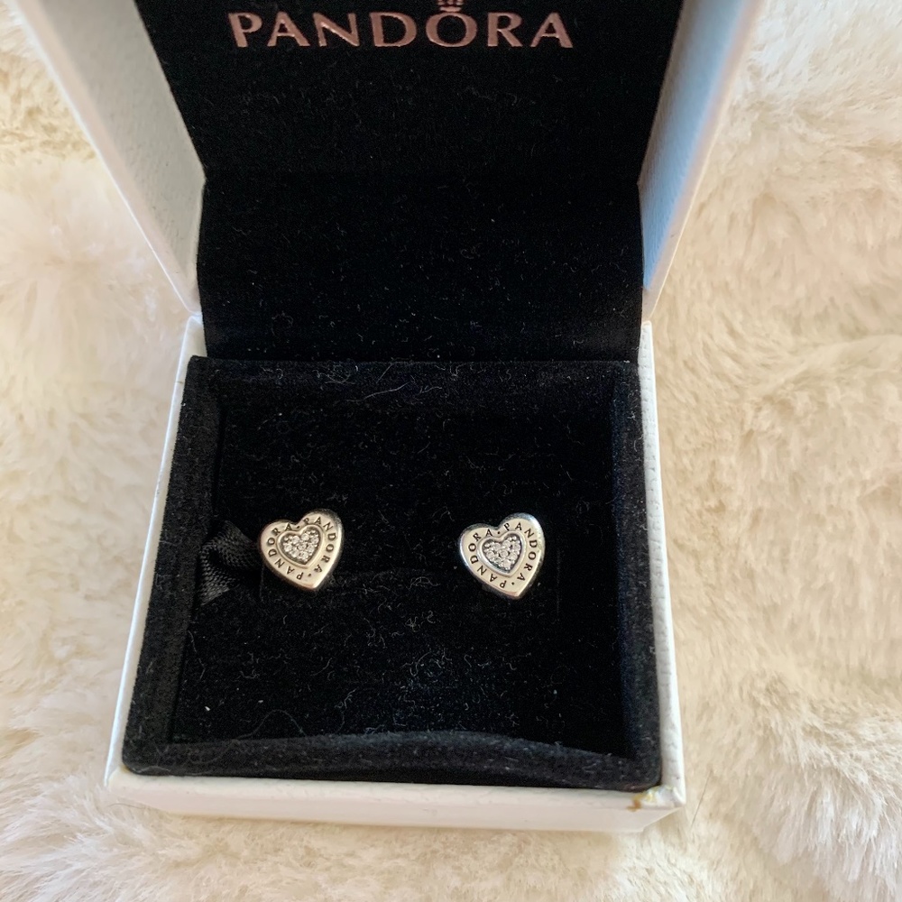 Pandora Heart Earrings